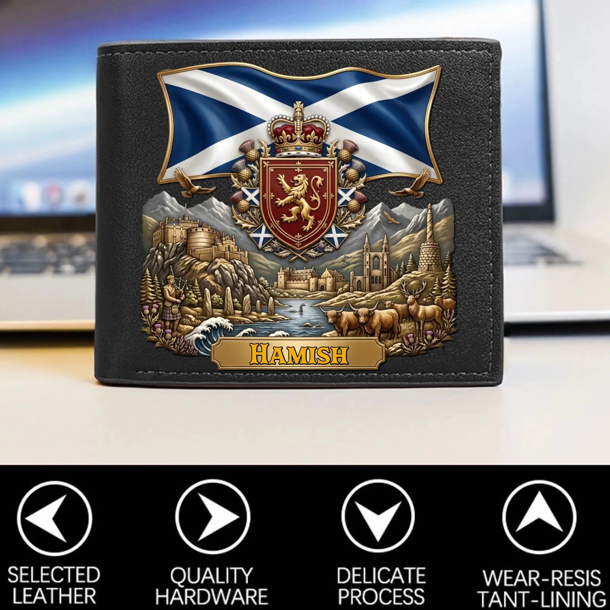 Personalized Veteran World Tour Wallet Perfect Gift_yythkg