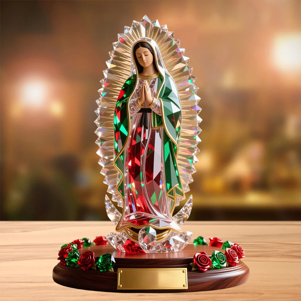 Custom Our Lady Of Guadalupe Plaque - Personalized Christian Acrylic Keepsake