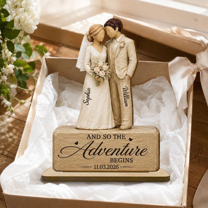 Wedding Couple 2D Flat - Personalized 2-Layered Woo (1)