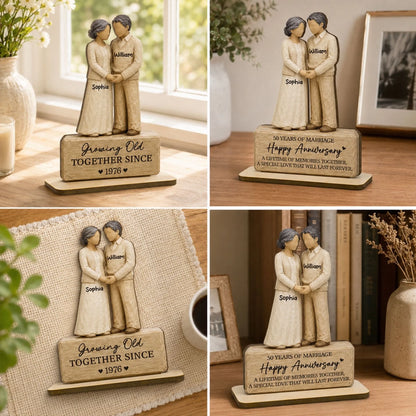 Old Couple Holding Hands 2D Flat - Personalized_yyt (1)