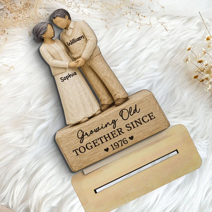 Old Couple Holding Hands 2D Flat - Personalized_yyt (3)