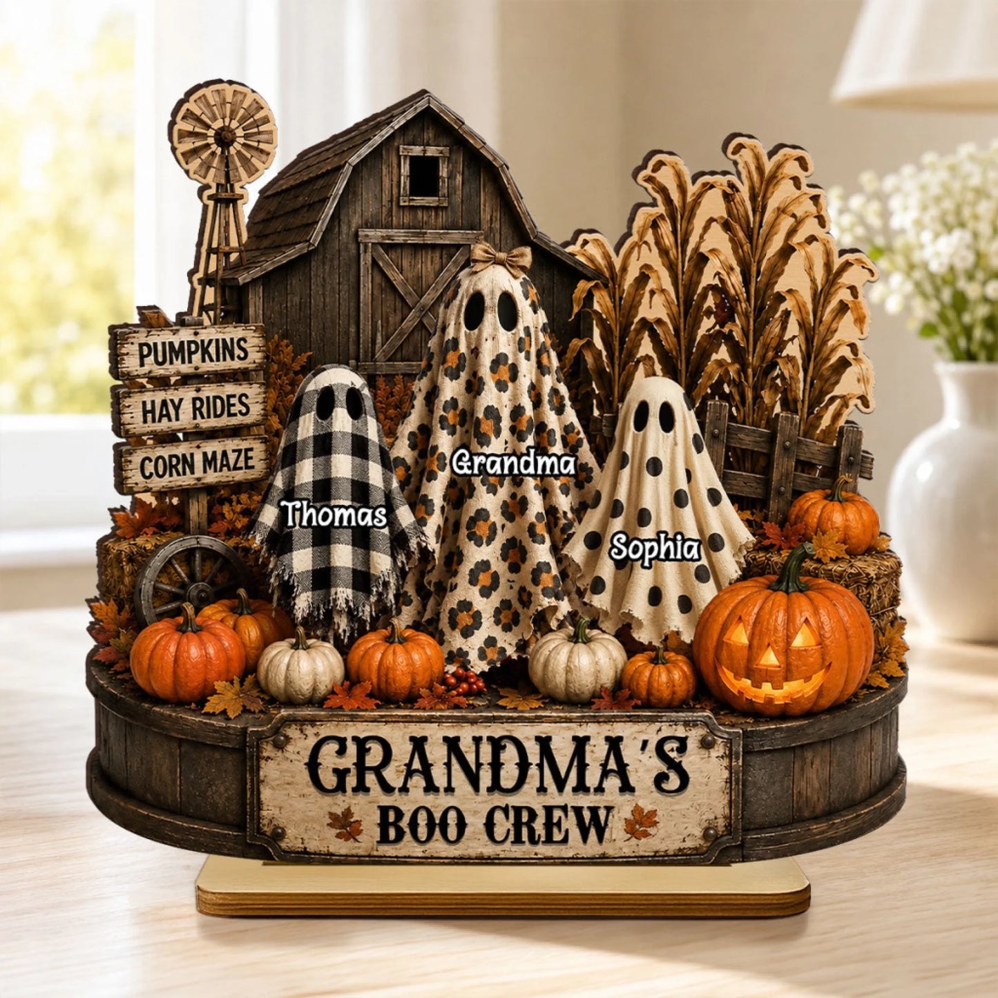 Grandma_s Boo Crew Pumpkin Patch - Personalized 2-L