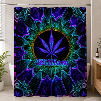 Custom Cannabis Bathroom Set - Personalized Weed Lover Home Decor - High Maintenance