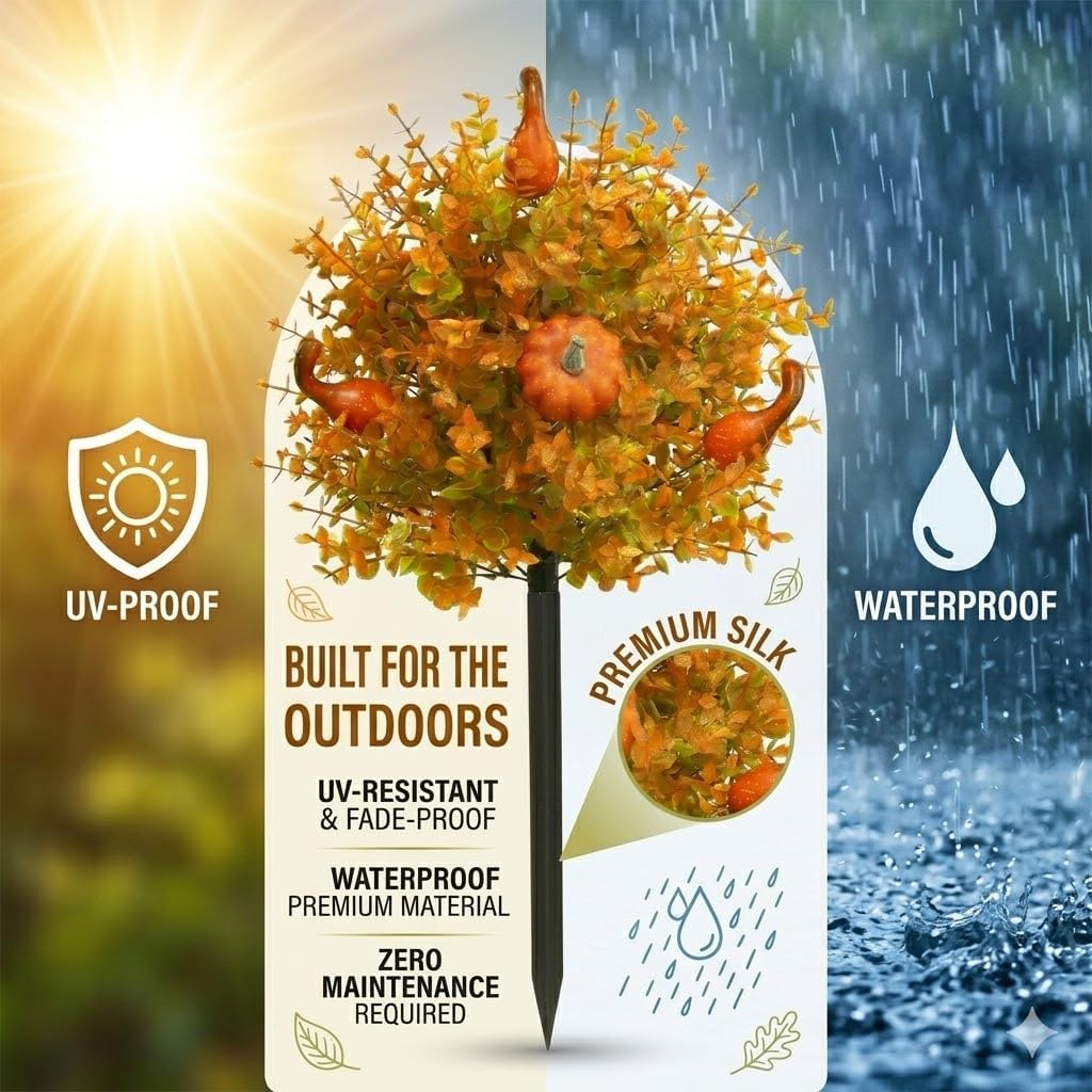 🍂Fall Pumpkin Porch Stakes - Autumn Pathway & Entryway Decor