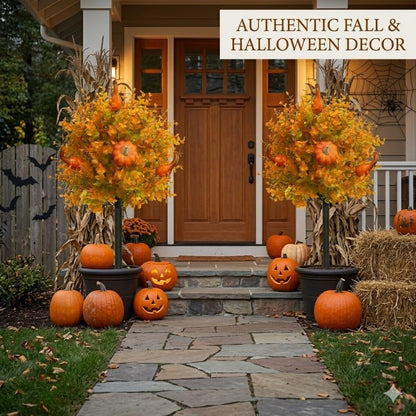 🍂Fall Pumpkin Porch Stakes - Autumn Pathway & Entryway Decor