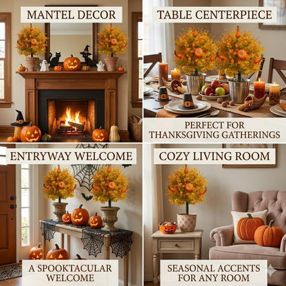 🍂Fall Pumpkin Porch Stakes - Autumn Pathway & Entryway Decor