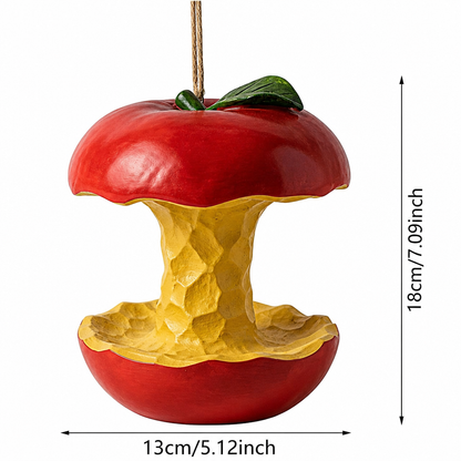 Fruit Shaped Hanging Bird Feeder - Decorative Wild Bird Feeder for Garden, Patio & Backyard